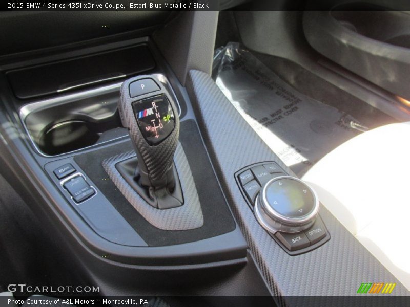 Estoril Blue Metallic / Black 2015 BMW 4 Series 435i xDrive Coupe