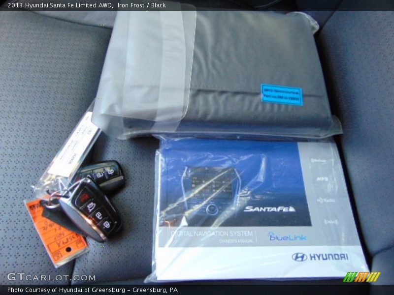 Iron Frost / Black 2013 Hyundai Santa Fe Limited AWD