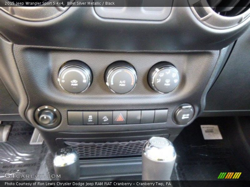 Billet Silver Metallic / Black 2015 Jeep Wrangler Sport S 4x4