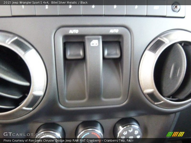 Billet Silver Metallic / Black 2015 Jeep Wrangler Sport S 4x4