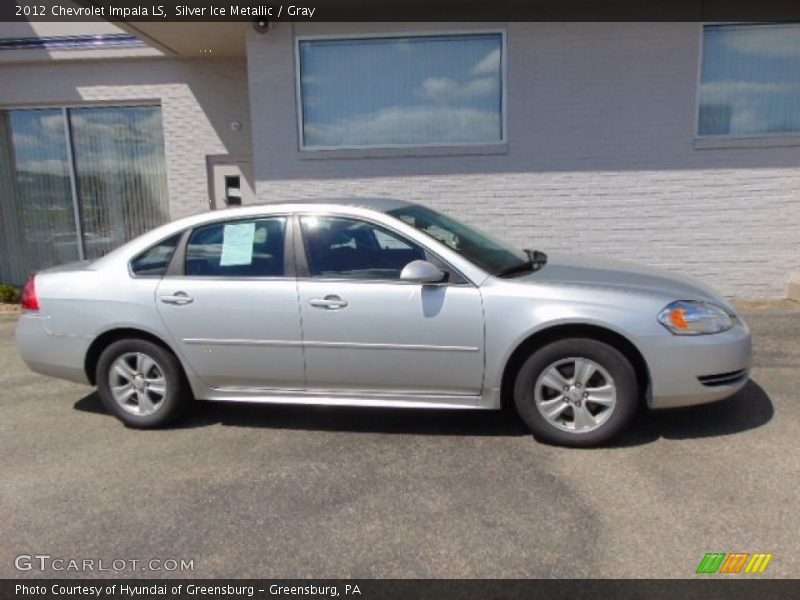 Silver Ice Metallic / Gray 2012 Chevrolet Impala LS
