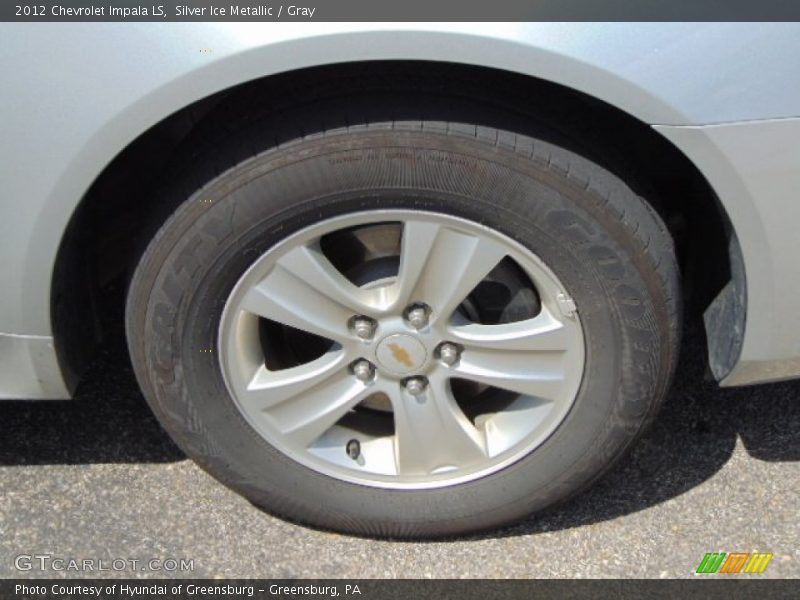 Silver Ice Metallic / Gray 2012 Chevrolet Impala LS