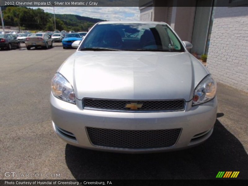 Silver Ice Metallic / Gray 2012 Chevrolet Impala LS