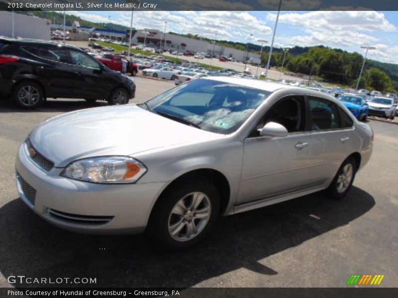 Silver Ice Metallic / Gray 2012 Chevrolet Impala LS