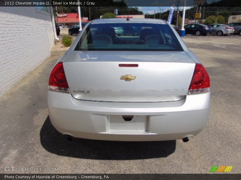 Silver Ice Metallic / Gray 2012 Chevrolet Impala LS