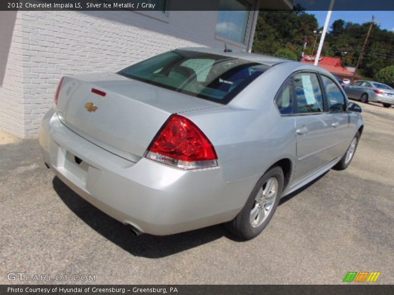 Silver Ice Metallic / Gray 2012 Chevrolet Impala LS