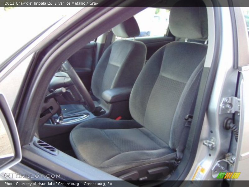Silver Ice Metallic / Gray 2012 Chevrolet Impala LS