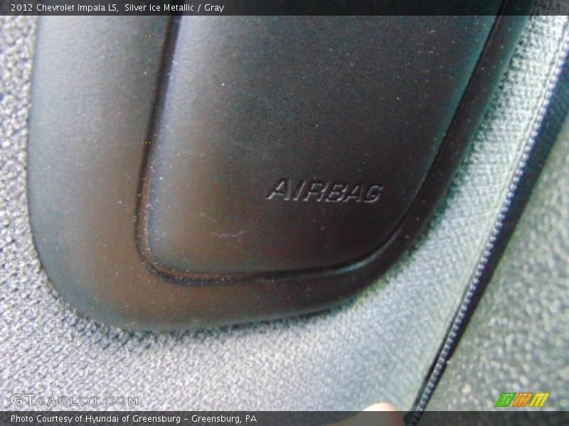 Silver Ice Metallic / Gray 2012 Chevrolet Impala LS