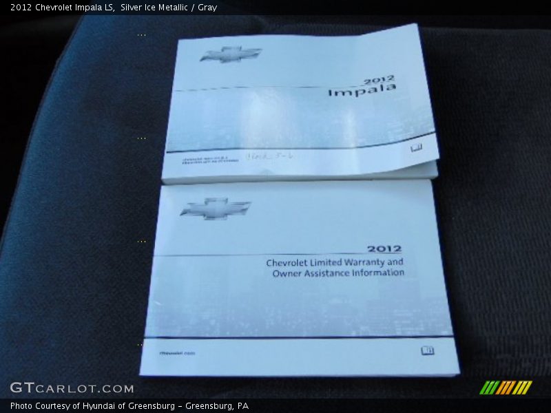 Silver Ice Metallic / Gray 2012 Chevrolet Impala LS