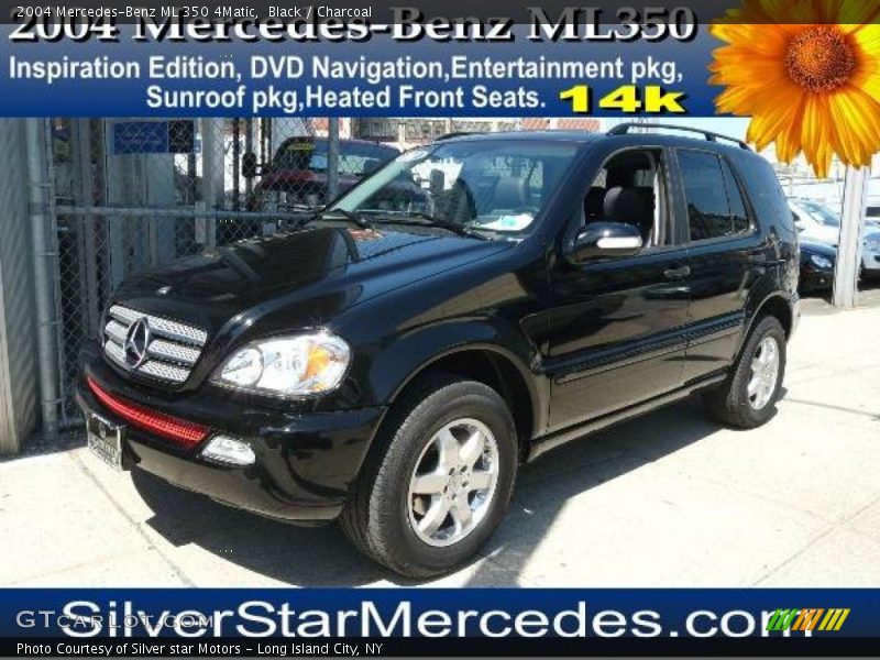 Black / Charcoal 2004 Mercedes-Benz ML 350 4Matic