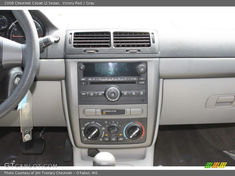 Victory Red / Gray 2008 Chevrolet Cobalt LS Sedan