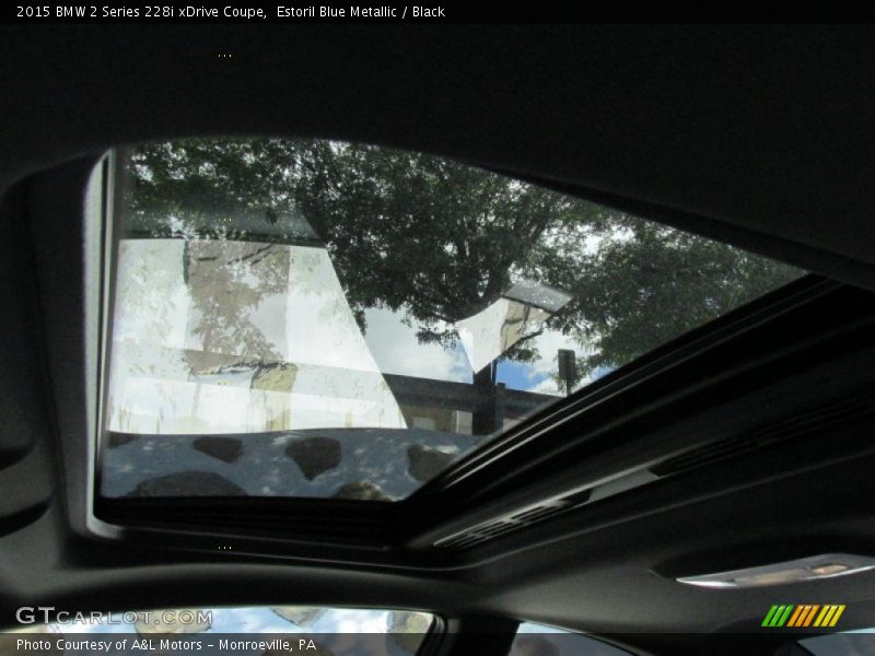Estoril Blue Metallic / Black 2015 BMW 2 Series 228i xDrive Coupe