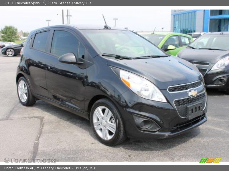 Black Granite / Silver/Blue 2013 Chevrolet Spark LS