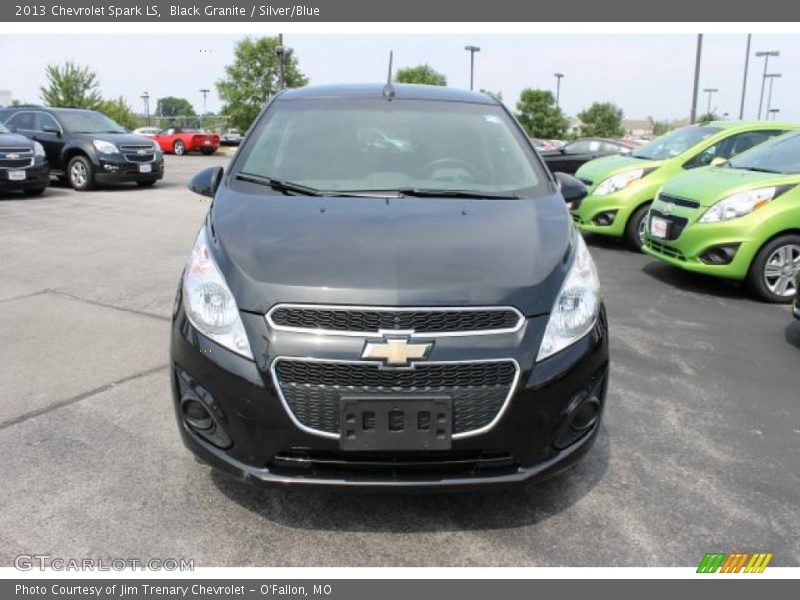 Black Granite / Silver/Blue 2013 Chevrolet Spark LS