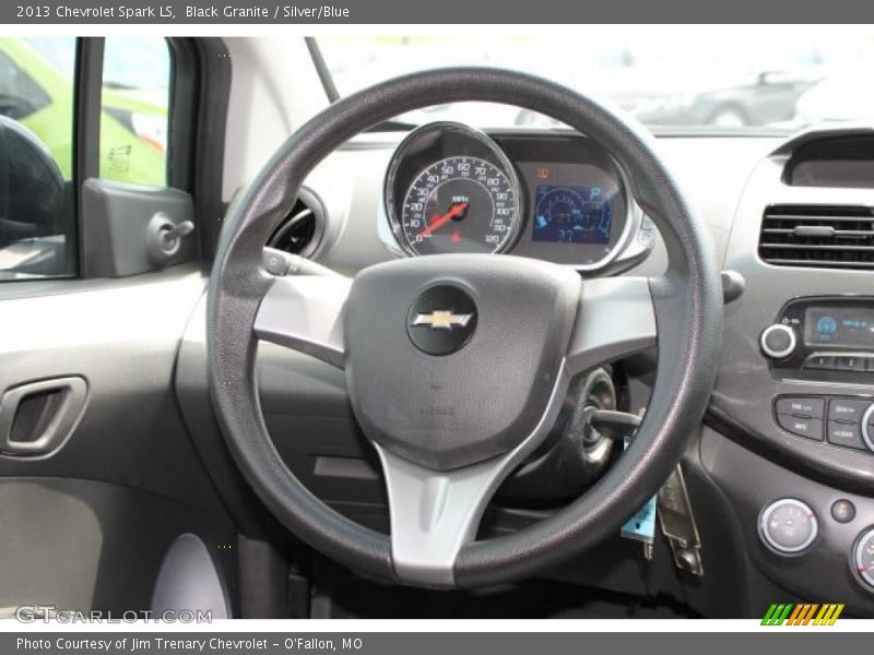 Black Granite / Silver/Blue 2013 Chevrolet Spark LS