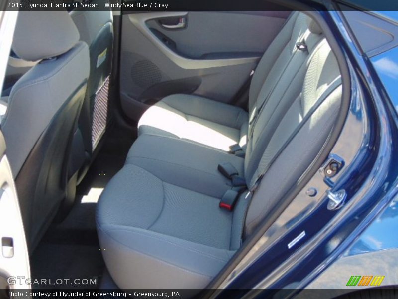 Windy Sea Blue / Gray 2015 Hyundai Elantra SE Sedan