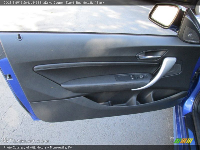 Estoril Blue Metallic / Black 2015 BMW 2 Series M235i xDrive Coupe