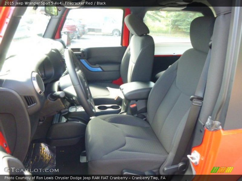 Firecracker Red / Black 2015 Jeep Wrangler Sport S 4x4