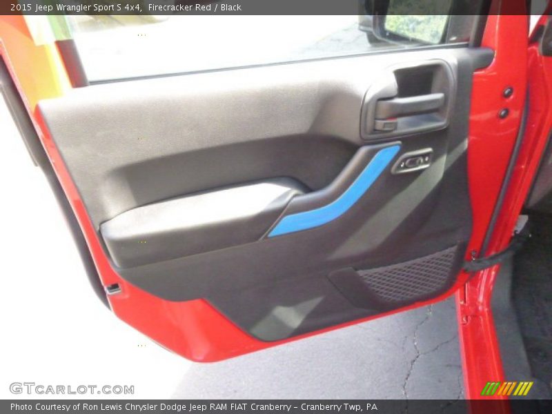 Firecracker Red / Black 2015 Jeep Wrangler Sport S 4x4