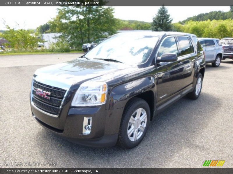 Iridium Metallic / Jet Black 2015 GMC Terrain SLE AWD