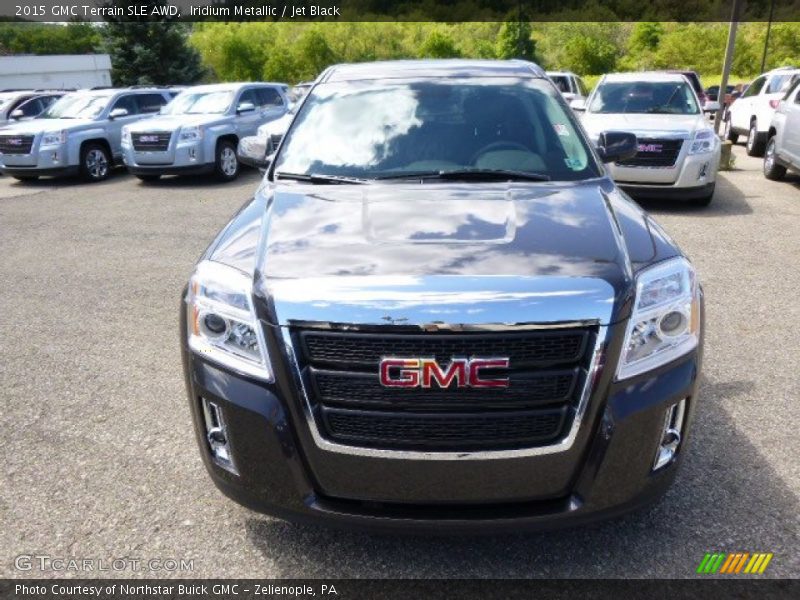 Iridium Metallic / Jet Black 2015 GMC Terrain SLE AWD