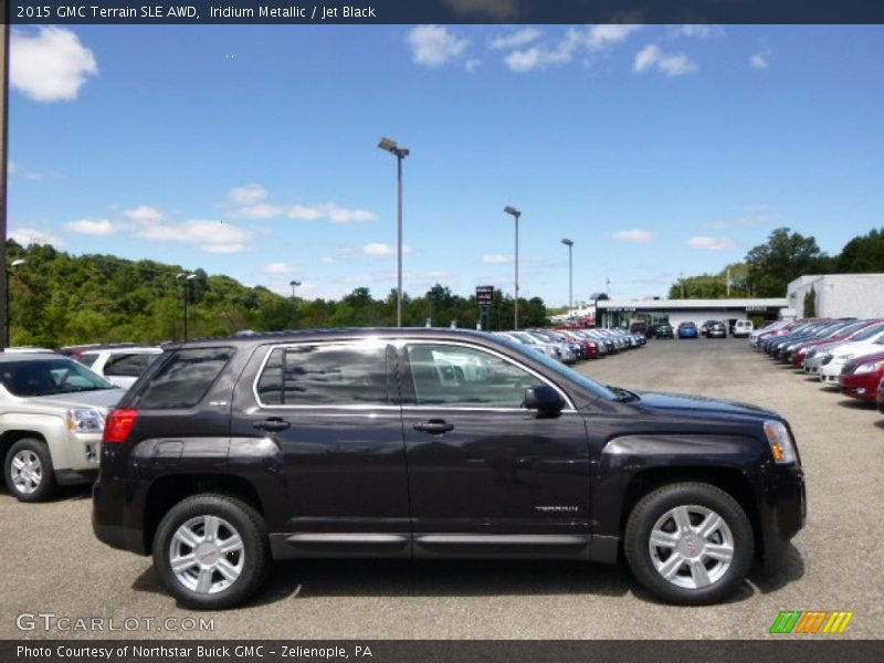 Iridium Metallic / Jet Black 2015 GMC Terrain SLE AWD