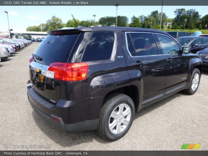 Iridium Metallic / Jet Black 2015 GMC Terrain SLE AWD