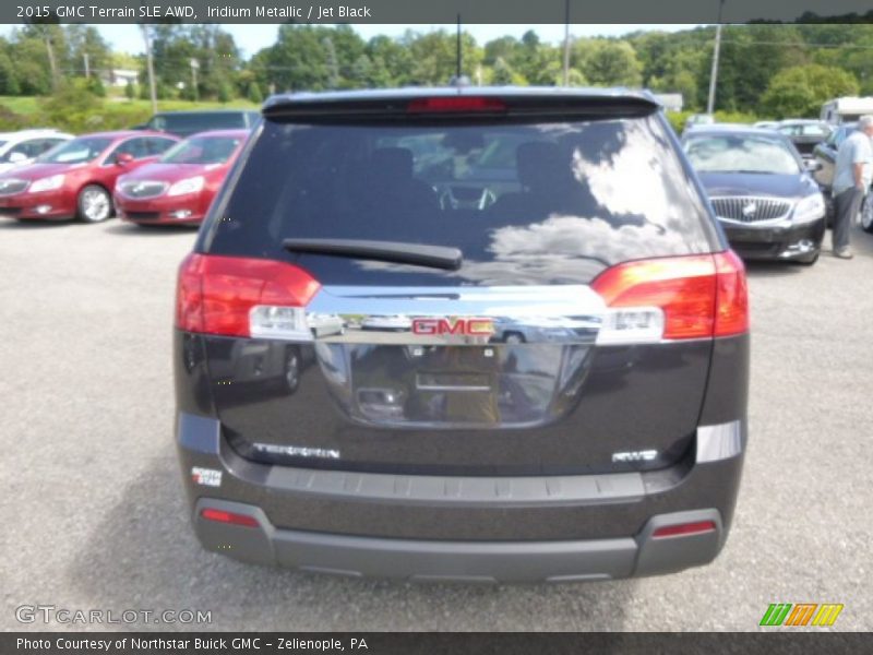 Iridium Metallic / Jet Black 2015 GMC Terrain SLE AWD