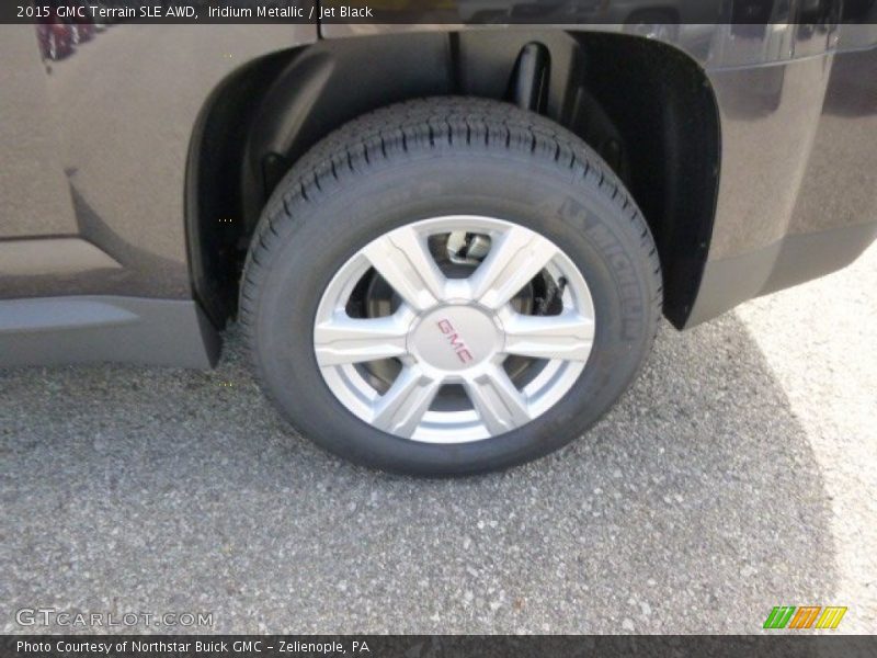 Iridium Metallic / Jet Black 2015 GMC Terrain SLE AWD
