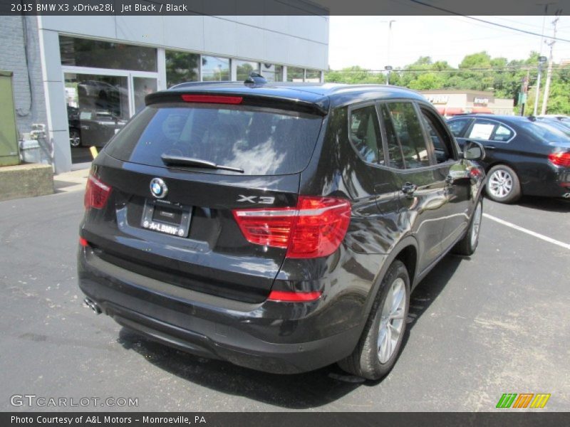 Jet Black / Black 2015 BMW X3 xDrive28i