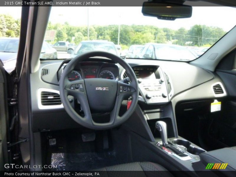 Iridium Metallic / Jet Black 2015 GMC Terrain SLE AWD