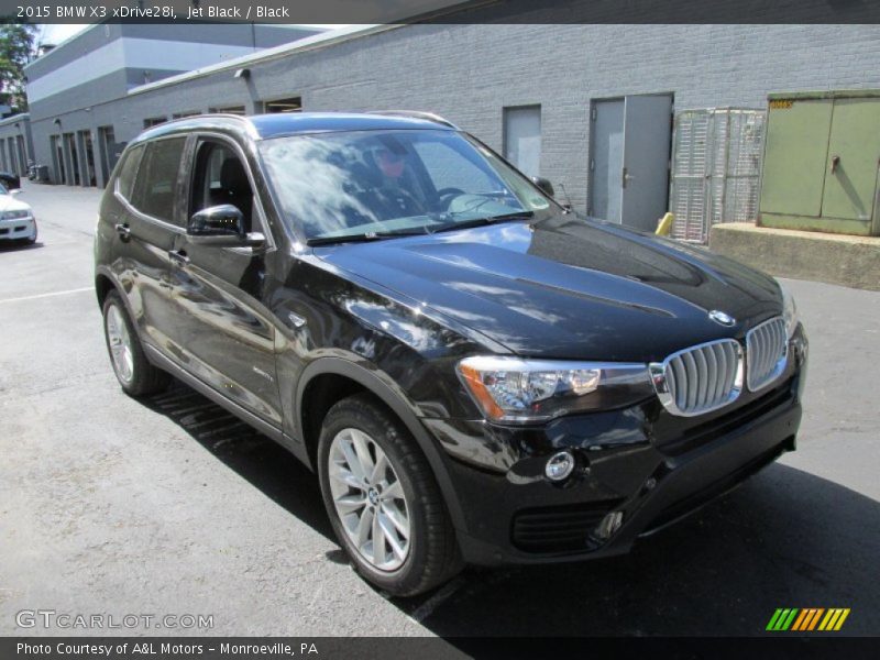 Jet Black / Black 2015 BMW X3 xDrive28i