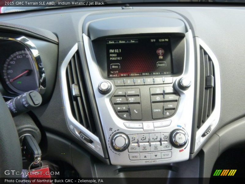 Iridium Metallic / Jet Black 2015 GMC Terrain SLE AWD