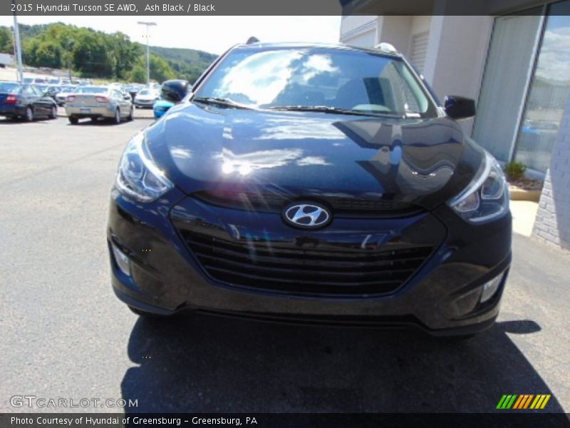 Ash Black / Black 2015 Hyundai Tucson SE AWD