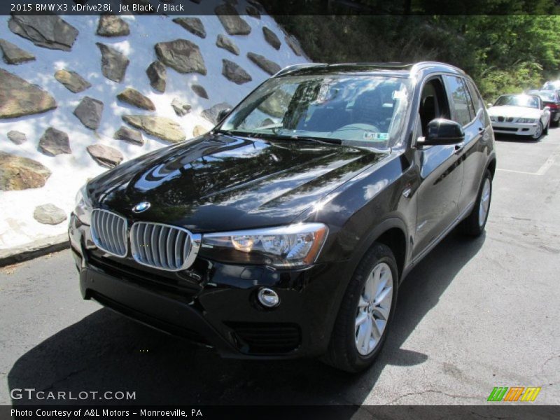 Jet Black / Black 2015 BMW X3 xDrive28i
