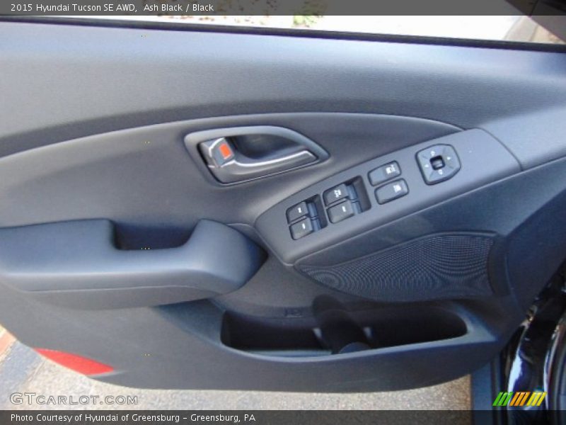 Ash Black / Black 2015 Hyundai Tucson SE AWD