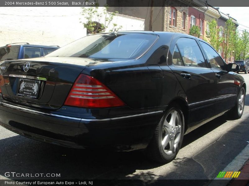 Black / Black 2004 Mercedes-Benz S 500 Sedan