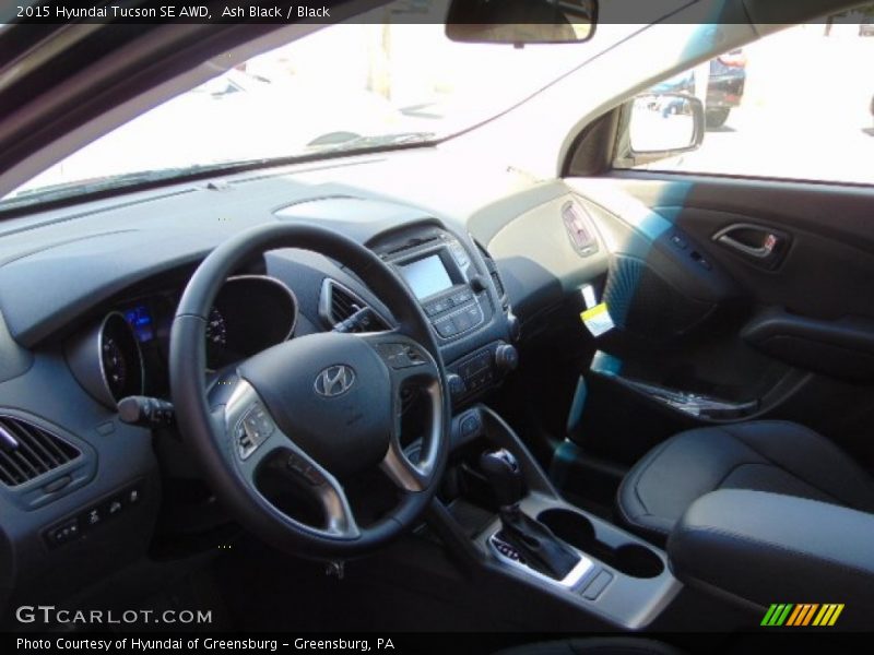 Ash Black / Black 2015 Hyundai Tucson SE AWD