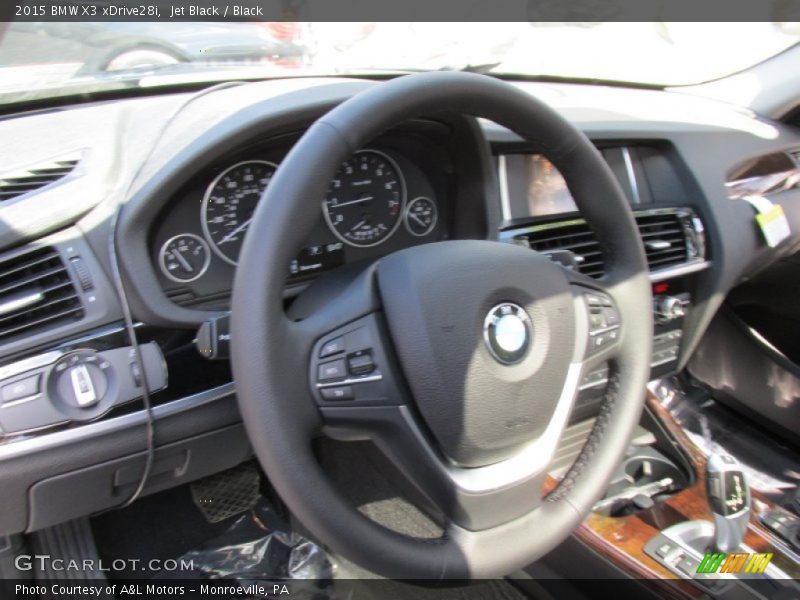Jet Black / Black 2015 BMW X3 xDrive28i