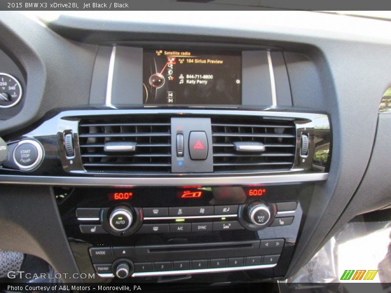 Jet Black / Black 2015 BMW X3 xDrive28i