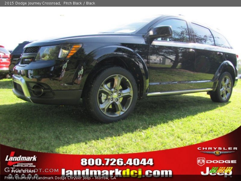 Pitch Black / Black 2015 Dodge Journey Crossroad