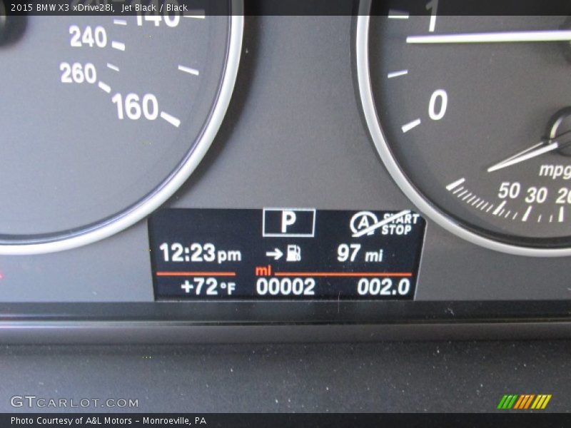 Jet Black / Black 2015 BMW X3 xDrive28i