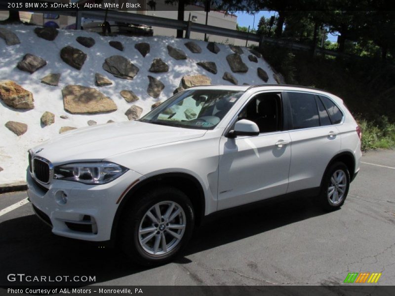 Alpine White / Black 2015 BMW X5 xDrive35i