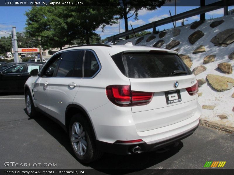 Alpine White / Black 2015 BMW X5 xDrive35i