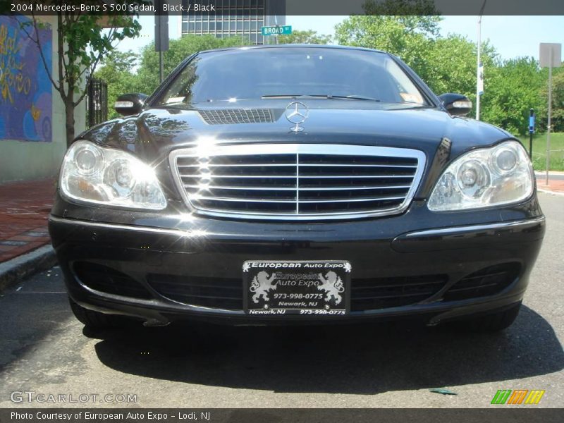 Black / Black 2004 Mercedes-Benz S 500 Sedan