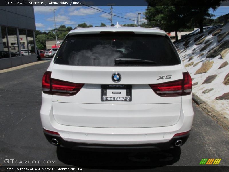 Alpine White / Black 2015 BMW X5 xDrive35i