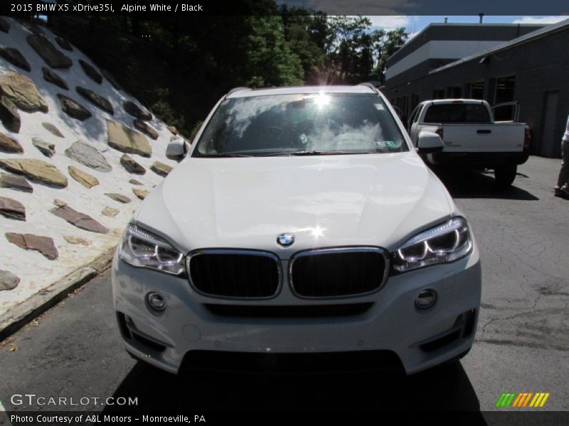 Alpine White / Black 2015 BMW X5 xDrive35i