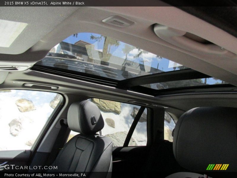 Alpine White / Black 2015 BMW X5 xDrive35i