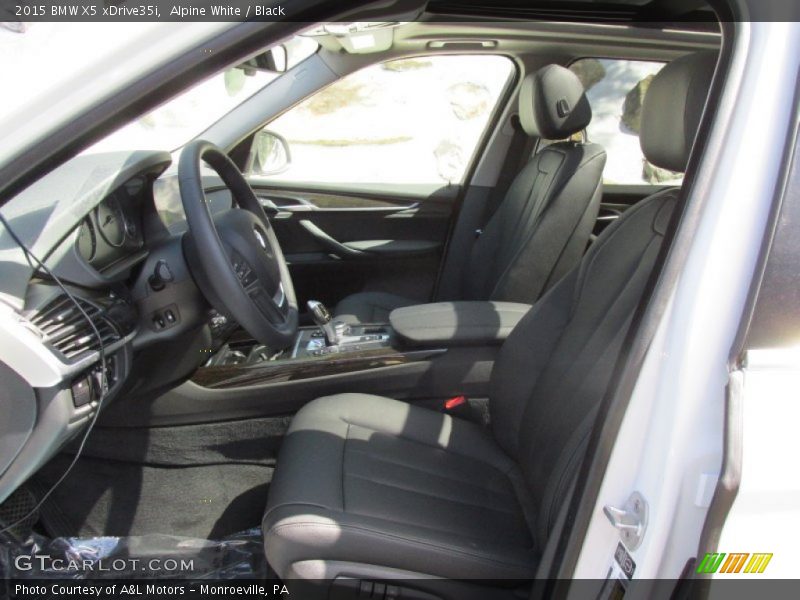Alpine White / Black 2015 BMW X5 xDrive35i