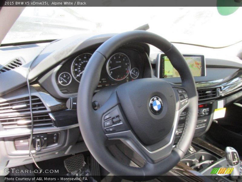 Alpine White / Black 2015 BMW X5 xDrive35i